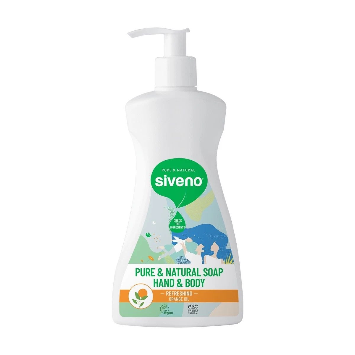Siveno Reine & natürliche Seife für Hände & Körper 300ml