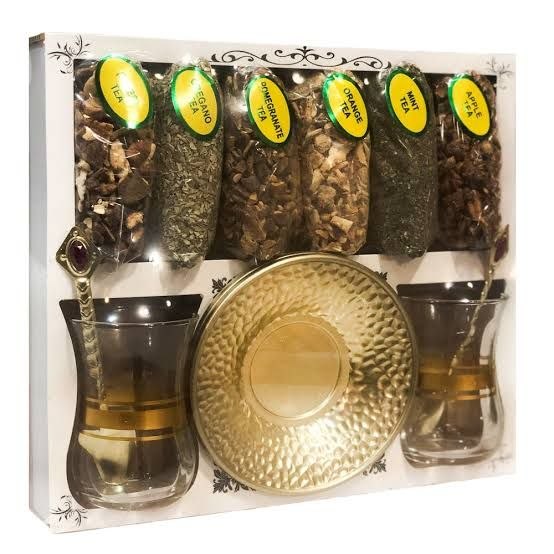 Holz-Naturtee-Set