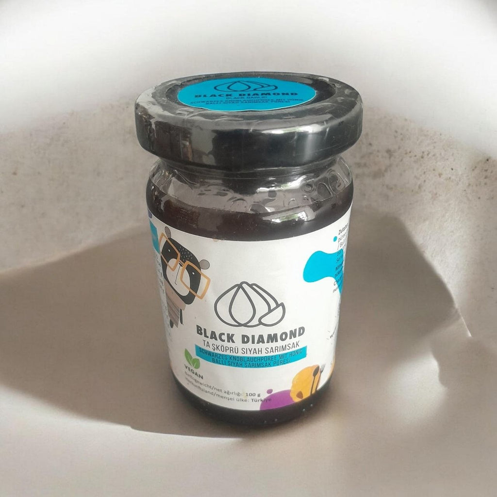 Black Diamond Schwarzes Knoblauchpüree mit Honig Vegan MHD:10.03.2025