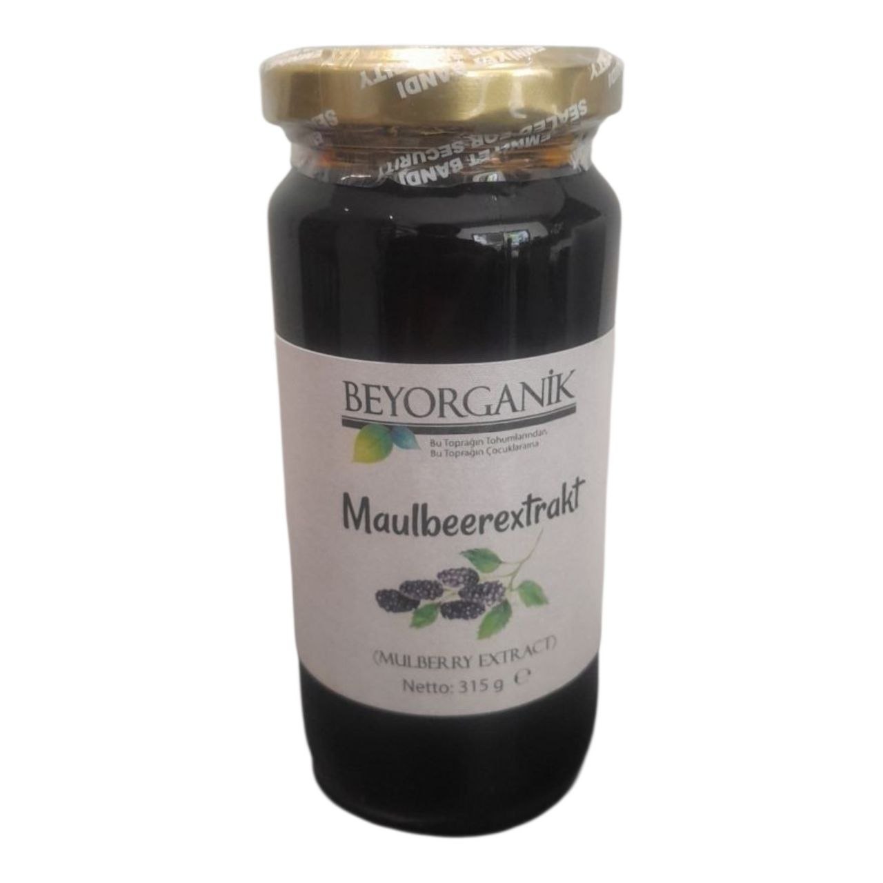 Beyorganik Schwarzer Maulbeerextrakt – Ohne Zuckerzusatz – 315 g