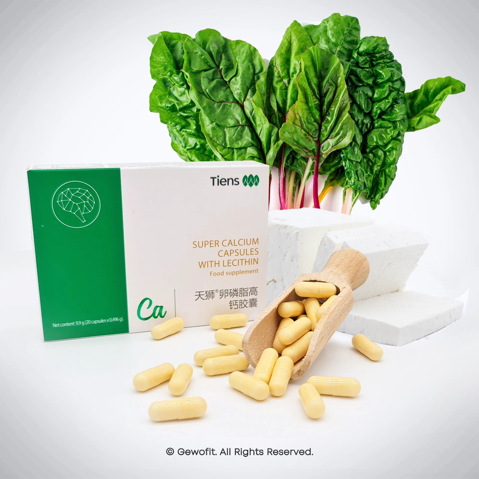 TIENS SUPER CALCIUM-KAPSELN MIT LECITHIN MHD:31.07.2025