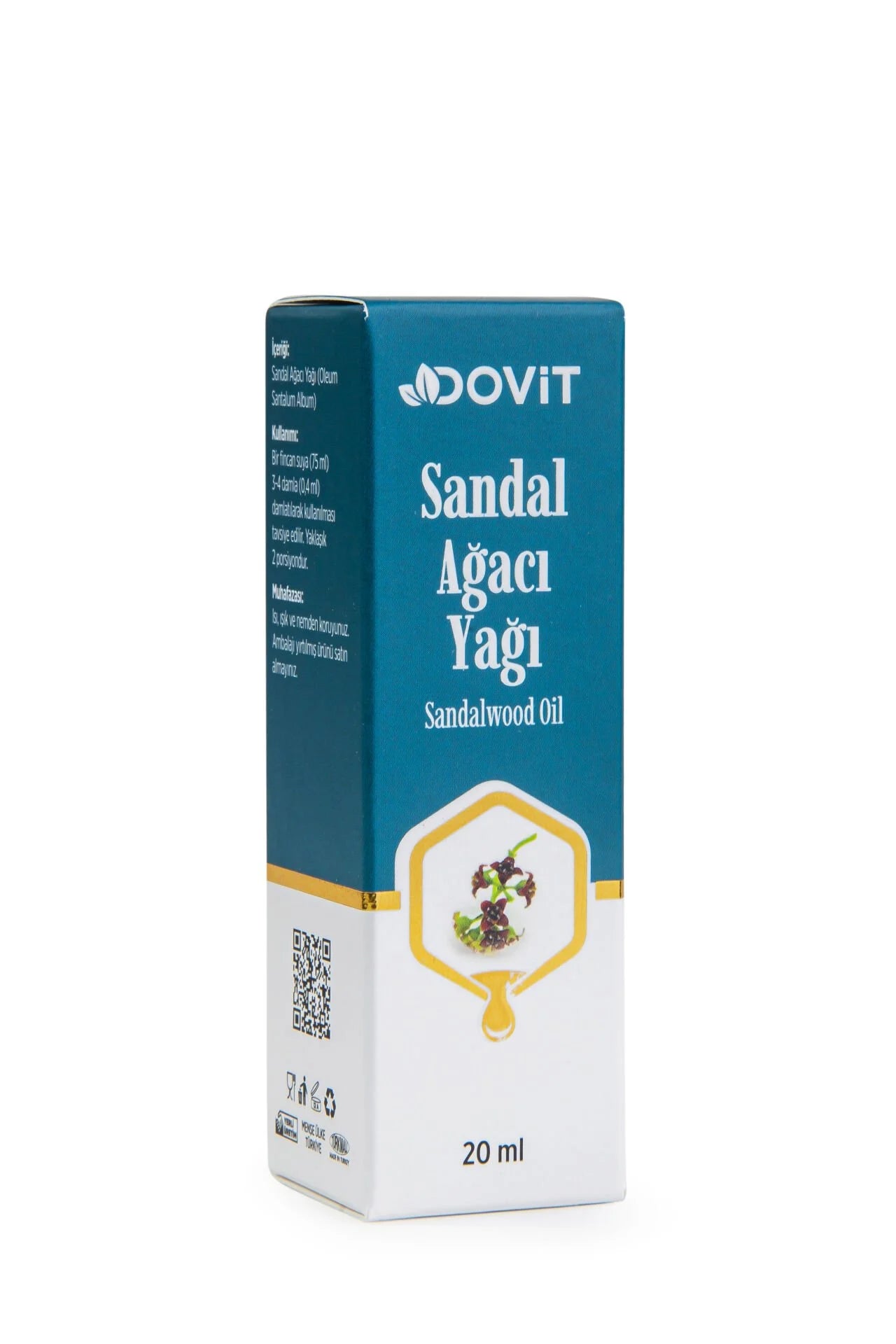 Dovit Sandelholzöl 20 ml / Dovit Sandal Ağacı Yağı – Natürliche Pflege & Aroma
