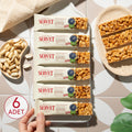 Servet Erdnuss-Krokant-Riegel ohne Zuckerzusatz, 20 g, 6er-Pack MHD: 29.05.2025