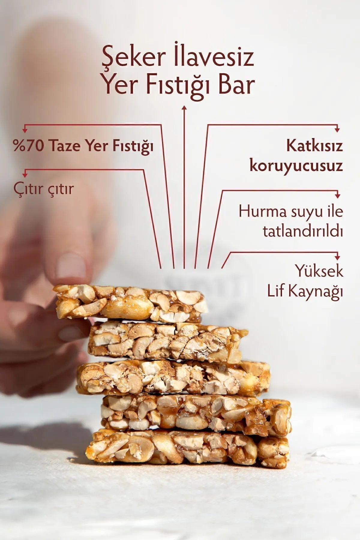 Servet Yer Fıstığı Bar Erdnuss Bar