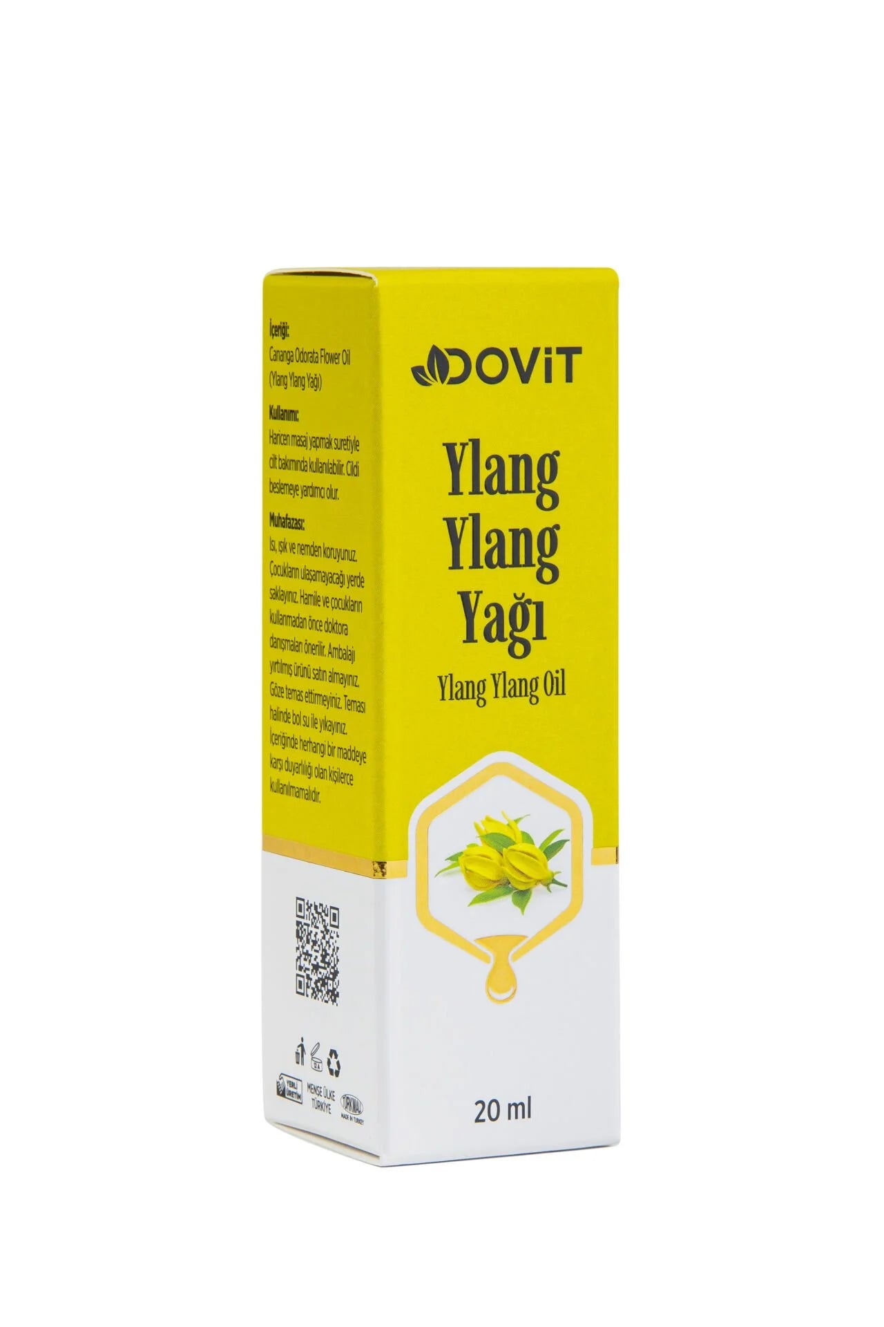 Dovit Ylang-Ylang-Öl 20 ml / Dovit Ylang Ylang Yağı – Natürliche Pflege & Aroma